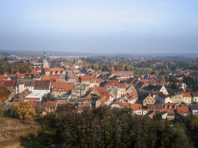 Aussicht vom Burgturm auf Bad Belzig • © Jürgen Rocholl/FACE